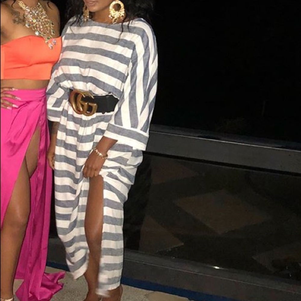 Sedge Luxe Linen Oversized Dress